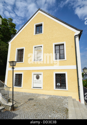 Maison de naissance du compositeur Anton Bruckner, Ansfelden, Haute Autriche, Europe Banque D'Images