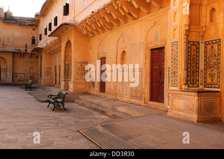 Intérieur du City Palace Jaipur Banque D'Images