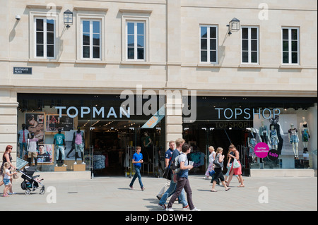 Le magasin de vêtements Topman à Bath , Somerset , Angleterre , Angleterre , Royaume-Uni Banque D'Images