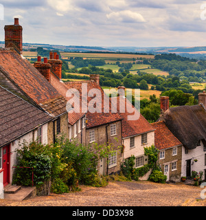 La célèbre colline de l'or à Shaftesbury , Dorset , Angleterre , Angleterre , Royaume-Uni Banque D'Images