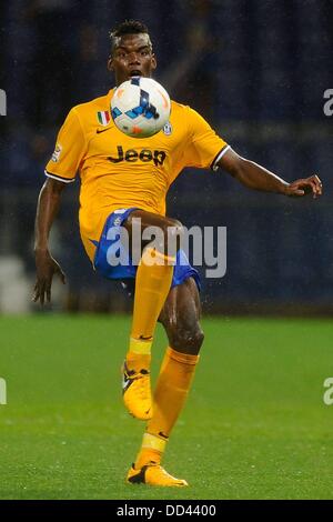 Gênes, Italie. Août 24, 2013. Seriea une ligue de football. La Sampdoria contre la Juventus. Crédit Photo Paul Pogba : Action Plus Sport/Alamy Live News Banque D'Images