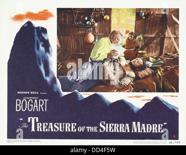 Le Trésor de la Sierra Madre - Affiche - film réalisé par John Huston - Warner Bros 1948 Banque D'Images