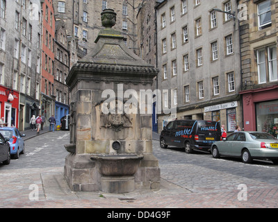 L'arc de l'Ouest, bien sur l'angle de West & Bow Grassmarket, Édimbourg, Écosse, Royaume-Uni Banque D'Images