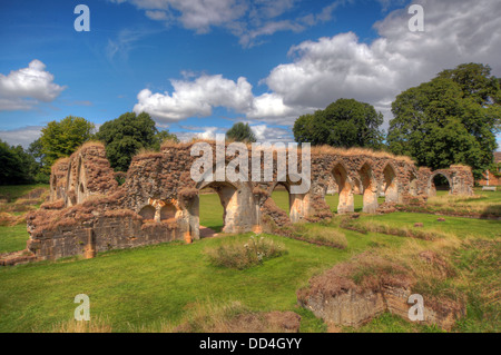 Hailes Abbaye cistercienne, Cheltenham, Gloucestershire, Angleterre, GL54 5PB Banque D'Images