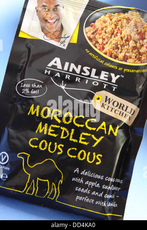 Ainsley Harriott Medley Couscous Marocain de paquets de produits Banque D'Images