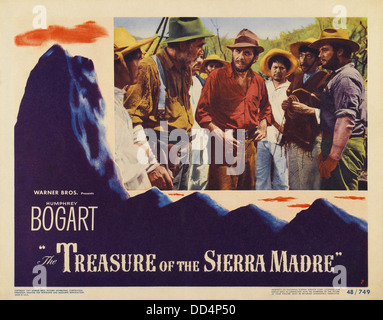 Le Trésor de la Sierra Madre - Affiche - film réalisé par John Huston - Warner Bros 1948 Banque D'Images