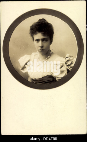 Foto Ak Fils Altesse Royale, Madame la Princesse Albert de Belgique ; Banque D'Images