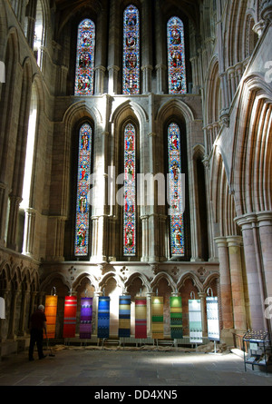 Abbaye de Hexham, Hexham, Northumberland, Angleterre Banque D'Images