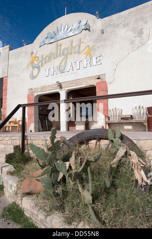 Terlingua Ghost Town, Big Bend National Park, Texas, USA. Banque D'Images