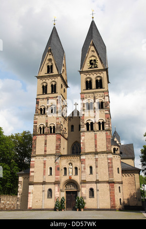 La Basilique de Saint Castor, c'est la plus ancienne église de Coblence dans le land allemand de Rhénanie-Palatinat. Banque D'Images