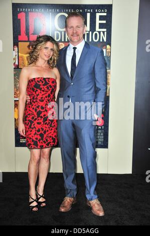 New York, NY 26 Aug, 2013. Morgan Spurlock aux arrivées pour ONE DIRECTION : Nous Premiere, le Ziegfeld Theatre, New York, NY Le 26 août 2013. Credit : Gregorio T./Binuya Everett Collection/Alamy Live News Banque D'Images