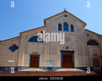 Église de Saint François (vers 1519) dans la ville de Rapallo. Province de Gênes, ligurie, italie Banque D'Images