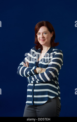 Edinburgh International Book Festival 2013 portrait de Sophie McKenzie à Charlotte Square Garden. Photo par Pako Mera Banque D'Images