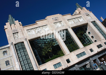 Le Portugal, Estremadura, Lisbonne, l'Eden Théâtre, ancien cinéma aujourd'hui un hôtel. Banque D'Images