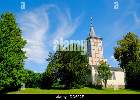 Dans l'église, Lenné-Park Criewen, Schwedt/Oder, Brandebourg Banque D'Images