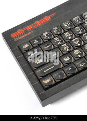 Sinclair ZX Spectrum 128K 1980 accueil ordinateur Banque D'Images