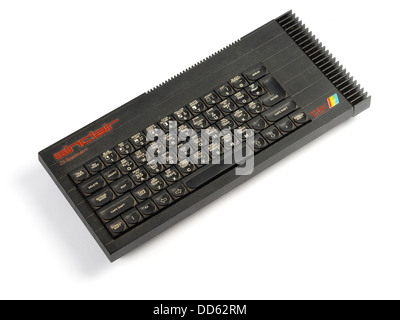 Sinclair ZX Spectrum 128K 1980 accueil ordinateur Banque D'Images