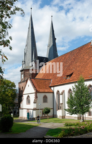 Allemagne, Basse-Saxe, vue sur St Nicholas Church Banque D'Images