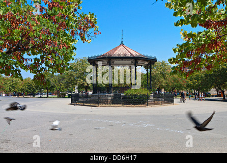 La Spianada square à l'île de Corfou en Grèce Banque D'Images