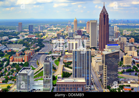 Le centre-ville d'Atlanta, Georgia, USA. Banque D'Images