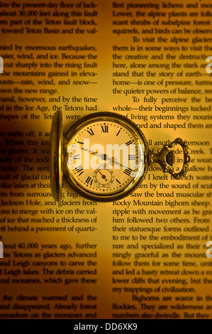 Montre de poche antique Banque D'Images