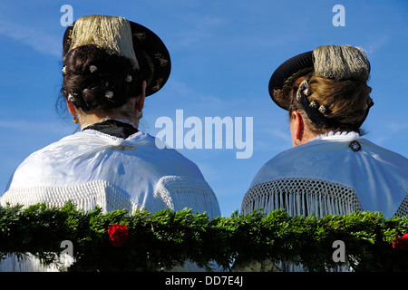 Dans Leonhardifahrt Benediktbeuren, Oberbayern, Deutschland, nur-redaktionell-nutzbar, editorial-seulement, aucun-modèle-version Banque D'Images