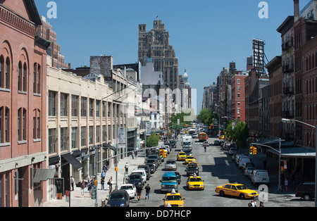 WEST FOURTEENTH STREET MANHATTAN NEW YORK USA Banque D'Images