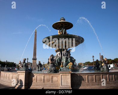 Place de la Concorde, Paris, France Banque D'Images