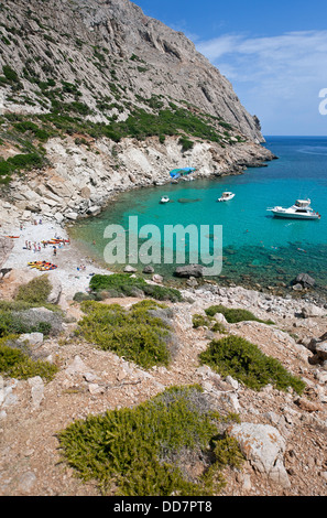 Cala Bóquer. Pollença. L'île de Majorque. Espagne Banque D'Images