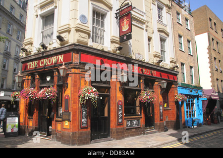 Le Crown Pub Monmouth Street Covent Garden London Banque D'Images