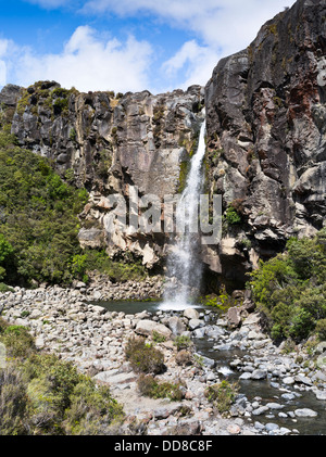 Dh Parc national de Tongariro Nouvelle-zélande TARANAKI FALLS Cascade Ruisseau Wairere Banque D'Images