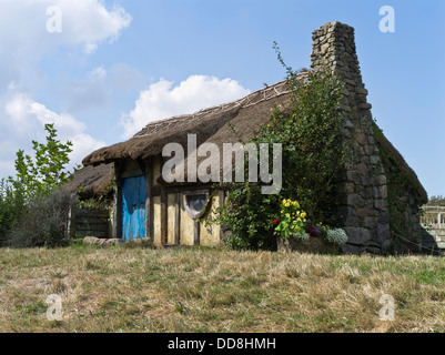 Dh HOBBITON Nouvelle-zélande Hobbits cottages de tournage film du seigneur des anneaux des films Banque D'Images