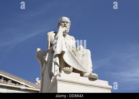 Philosophe grec Socrate à Athènes, Grèce Banque D'Images