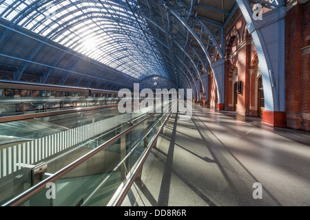 La gare St Pancras, Londres, Angleterre, Royaume-Uni Banque D'Images