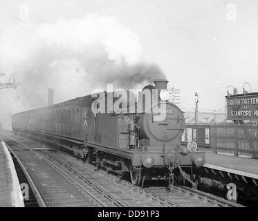 South Tottenham et Stamford Hill Railway Station Banque D'Images