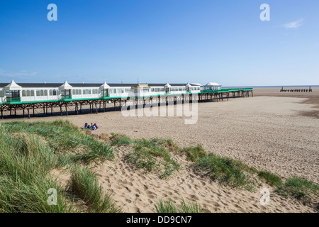 L'Angleterre, dans le Lancashire, Lytham St Annes, St Anne's Pier Banque D'Images