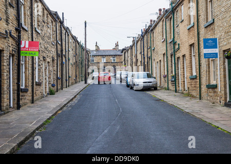 L'Angleterre, West Yorkshire, Bradford, Saltaire, le logement Banque D'Images