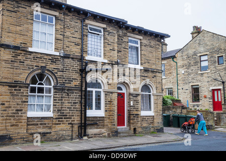 L'Angleterre, West Yorkshire, Bradford, Saltaire, le logement Banque D'Images