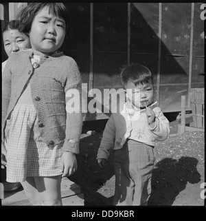 Centre de réinstallation Jerome, Dermott, Arkansas. Les jeunes enfants à un centre de réinstallation de Jérôme. - - 539500 Banque D'Images