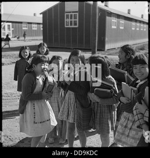 Centre de réinstallation Jerome, Dermott, Arkansas. Les jeunes enfants à un centre de réinstallation de Jérôme. - - 539503 Banque D'Images