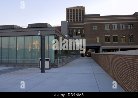 Niveau principal de transport en commun multimodal center at union depot au centre-ville de Saint Paul au Minnesota Banque D'Images