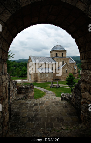 Monastère orthodoxe serbe Gradac est situé dans la partie centrale de la Serbie, près de la ville de Raska. Banque D'Images