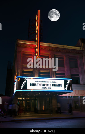 Théâtre APOLLO 125TH STREET HARLEM MANHATTAN NEW YORK USA Banque D'Images