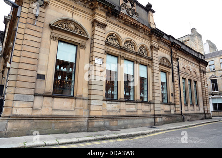 Arrière de l'ancien bâtiment Union Bank of Scotland, actuellement Corinthian Club, Virginia place, Merchant City, Glasgow, Écosse, Royaume-Uni Banque D'Images