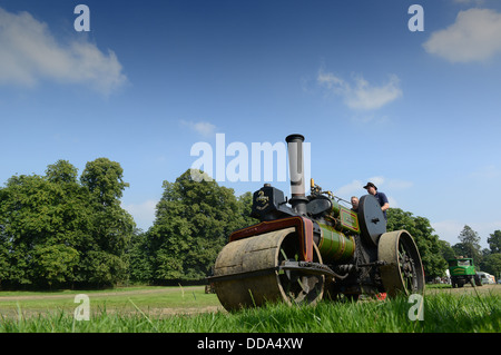 Aveling & Porter Invicta à vapeur à Shrewsbury Show 2013 Banque D'Images