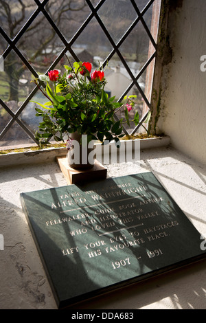 UK, Cumbria, Lake District, Buttermere, Alfred Wainwright Memorial church Banque D'Images