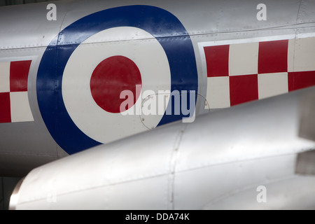 Ex-RAF chasseurs de météorites à l'Imperial War Museum Duxford. Banque D'Images