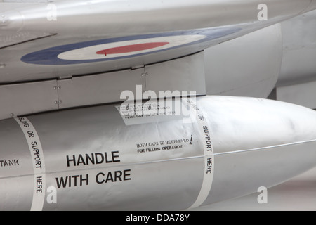 Ex-RAF chasseurs de météorites à l'Imperial War Museum Duxford. Banque D'Images