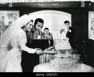 CHUBBY CHECKER mariage à Dutch Beauty Queen Rina Lodders 20 Avril 1964 Banque D'Images