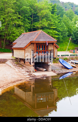 Le Hangar à Rudyard Lake dans le Peak District Banque D'Images